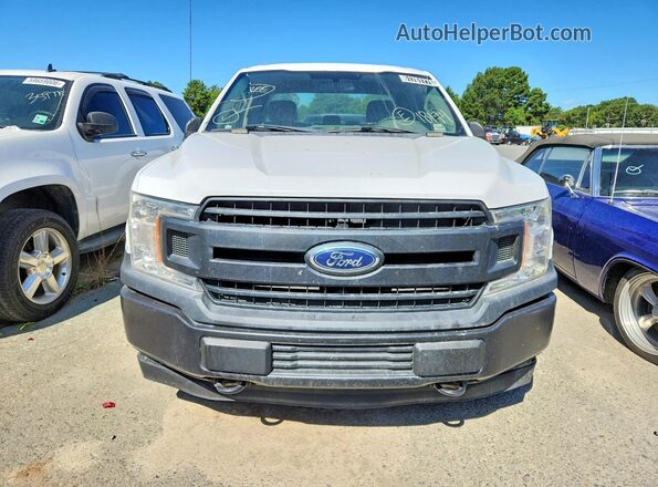 1FTEX1EB7JKE18174 2018 FORD F150 White Դիմացի տեսք