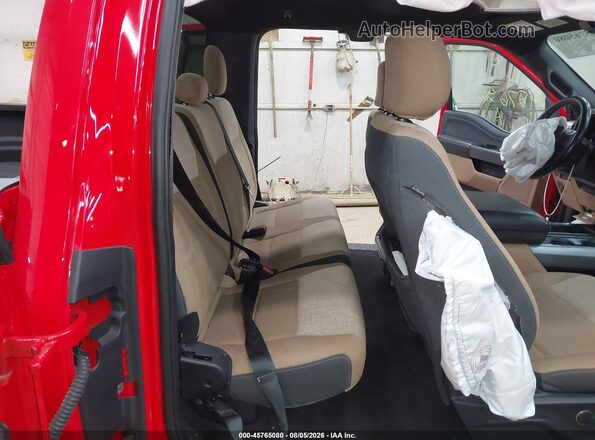 1FTEX1EB7MKD05443 2021 FORD F150 Red VIN sticker view