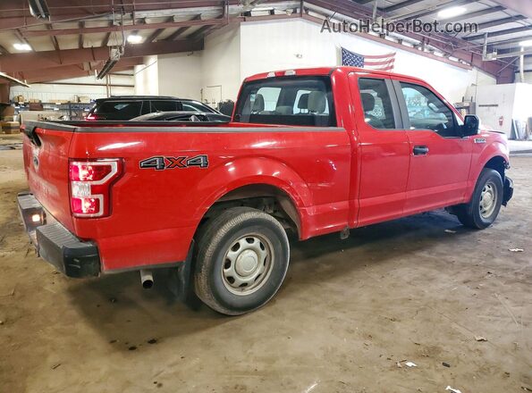 1FTEX1EB8JFB43438 2018 FORD F150 Red Задня права чверть