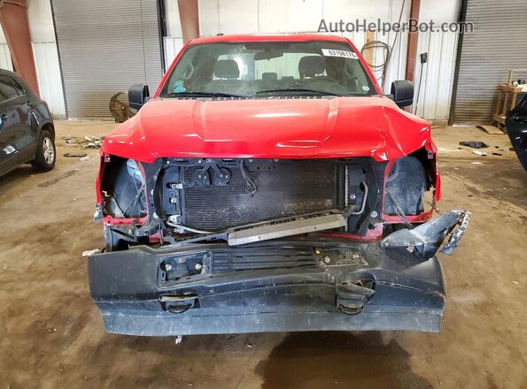 1FTEX1EB8JFB43438 2018 FORD F150 Red Вид спереду