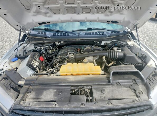 1FTEX1EB8KKD54177 2019 FORD F150 White Вид задньої частини салону