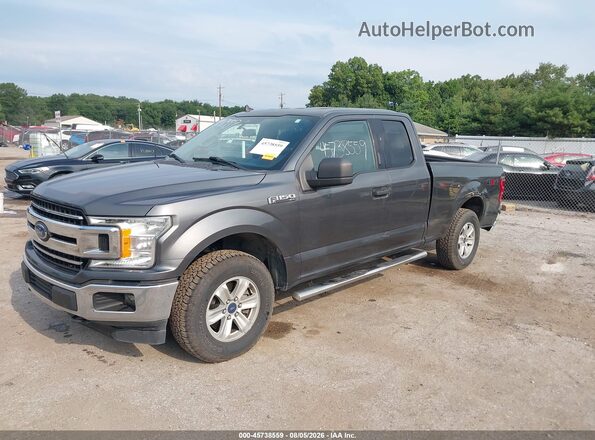 1FTEX1EB9KKC74578 2019 FORD F150 Gray Przód lewy