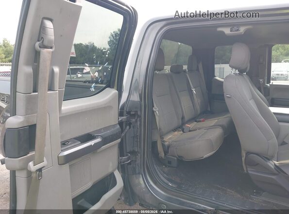 1FTEX1EB9KKC74578 2019 FORD F150 Gray Widok naklejki z numerem VIN