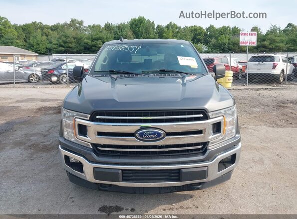 1FTEX1EB9KKC74578 2019 FORD F150 Gray Widok zestawu wskaźników