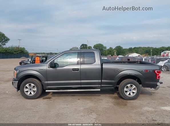 1FTEX1EB9KKC74578 2019 FORD F150 Gray Widok wnętrza 360 stopni
