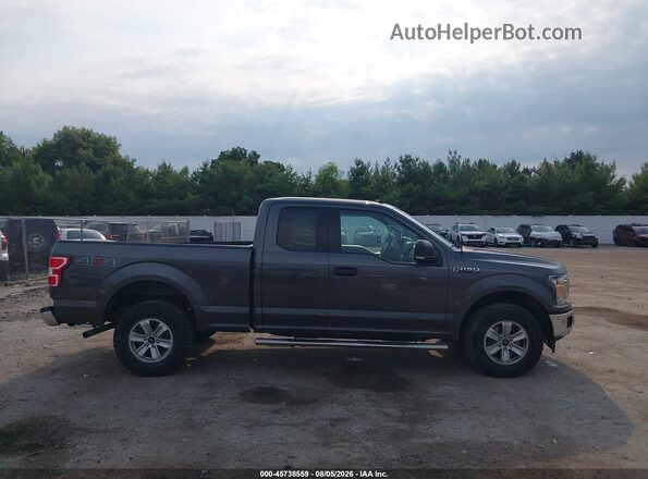 1FTEX1EB9KKC74578 2019 FORD F150 Gray Widok wnętrza z tyłu