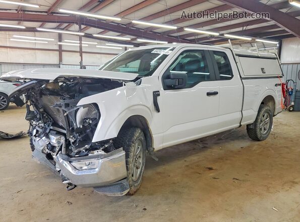 1FTEX1EB9MKD89555 2021 FORD F150 White Задня ліва чверть