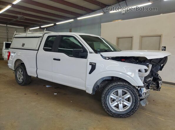 1FTEX1EB9MKD89555 2021 FORD F150 White Вид спереду