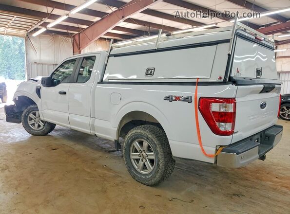 1FTEX1EB9MKD89555 2021 FORD F150 White Задня права чверть