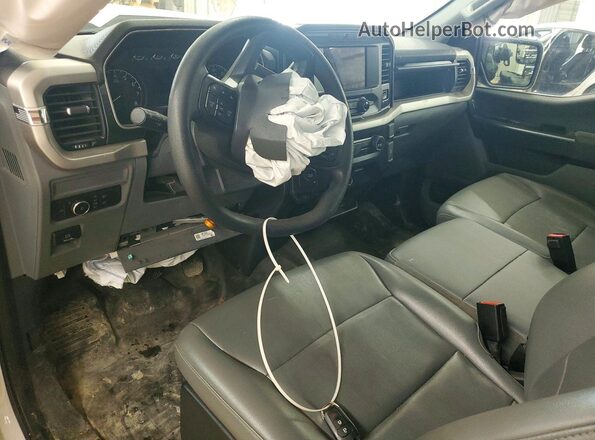 1FTEX1EB9MKD89555 2021 FORD F150 White Вид щитка приладів