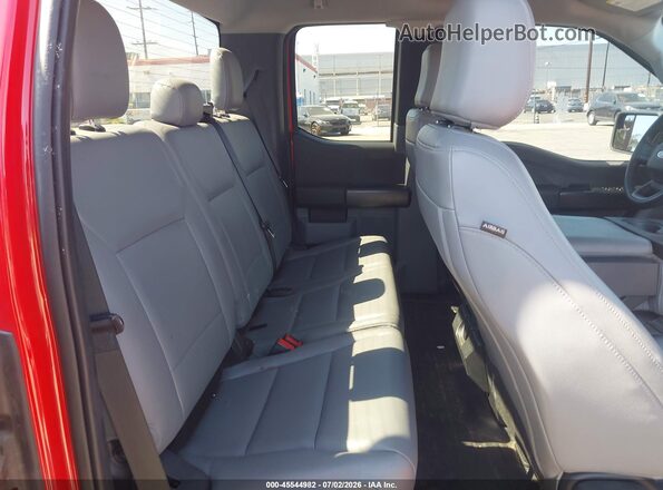 1FTEX1EB9MKE71348 2021 FORD F150 Красный Вид наклейки с VIN-кодом