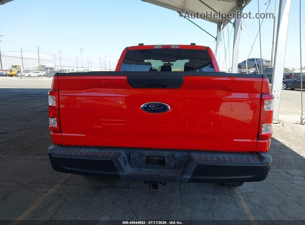 1FTEX1EB9MKE71348 2021 FORD F150 Красный 