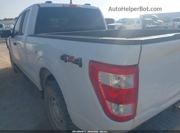 1FTEX1EB9PKD79032 2023 FORD F150 White Задня ліва чверть
