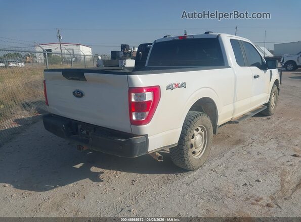 1FTEX1EB9PKD79032 2023 FORD F150 White Задня права чверть