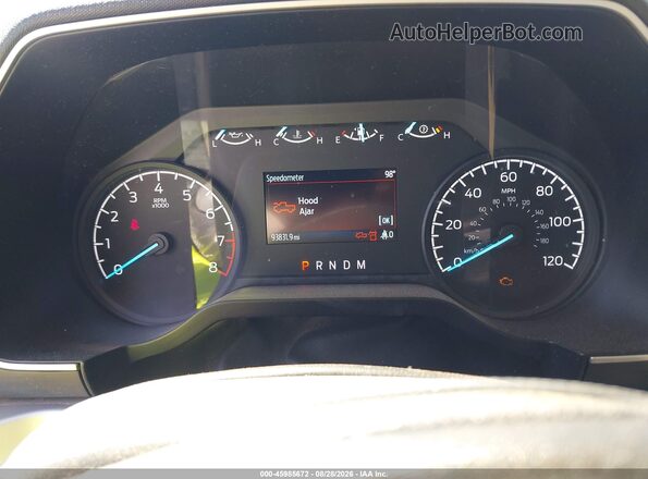 1FTEX1EB9PKD79032 2023 FORD F150 White Вид спереду