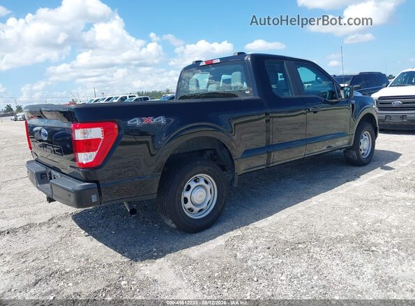 1FTEX1EB9PKF80624 2023 FORD F150 Black Tył prawy
