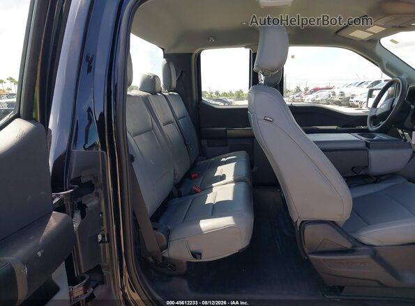 1FTEX1EB9PKF80624 2023 FORD F150 Black Widok naklejki z numerem VIN