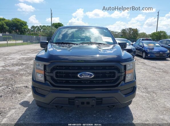 1FTEX1EB9PKF80624 2023 FORD F150 Black Widok zestawu wskaźników