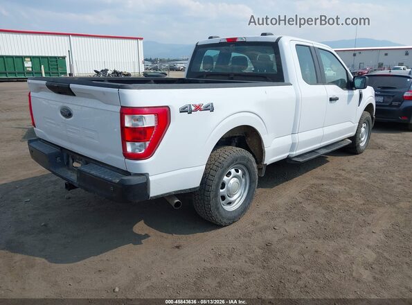 1FTEX1EBXMKD73705 2021 FORD F150 White Trasero derecho