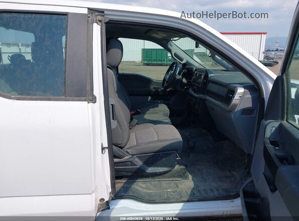 1FTEX1EBXMKD73705 2021 FORD F150 White Vista interior delantera