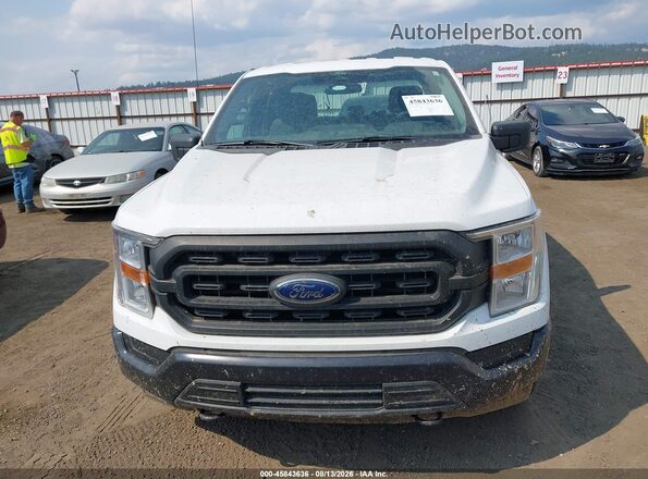 1FTEX1EBXMKD73705 2021 FORD F150 White Vista del cuadro de instrumentos