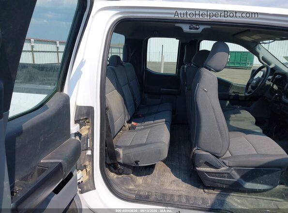 1FTEX1EBXMKD73705 2021 FORD F150 White Vista de la etiqueta del VIN