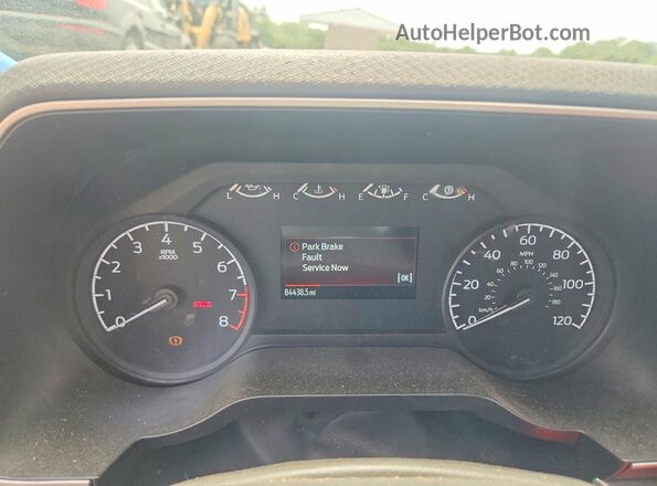 1FTEX1EBXNKE29577 2022 FORD F150 Red Instrument cluster view