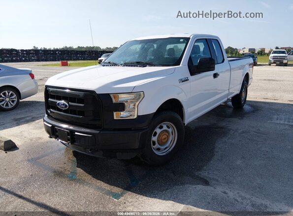 1FTEX1EF6GKD90735 2016 FORD F150 Белый Передняя левая четверть