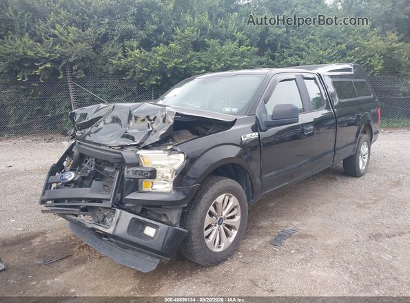 1FTEX1EF8GKE37912 2016 FORD F150 Черный Передняя левая четверть