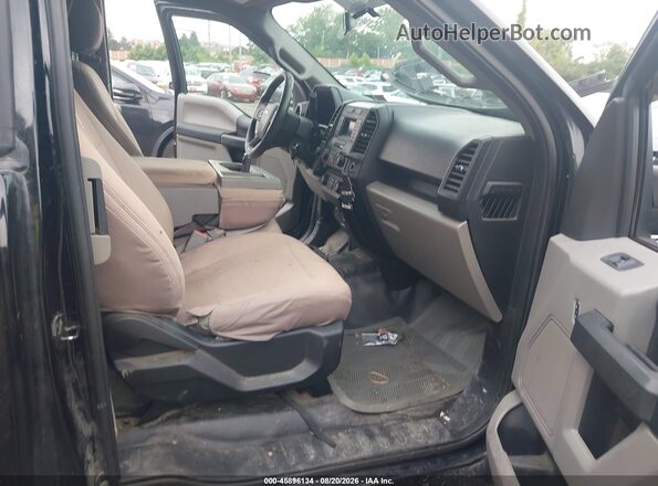 1FTEX1EF8GKE37912 2016 FORD F150 Черный Вид салона спереди