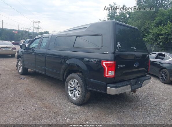 1FTEX1EF8GKE37912 2016 FORD F150 Черный Задняя левая четверть