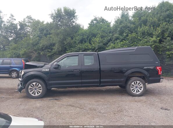 1FTEX1EF8GKE37912 2016 FORD F150 Черный Панорамный вид салона 360°