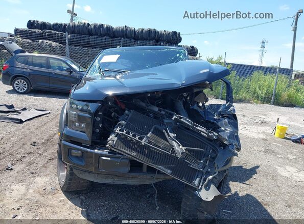 1FTEX1EP0GFB08722 2016 FORD F150 Black Widok deski rozdzielczej