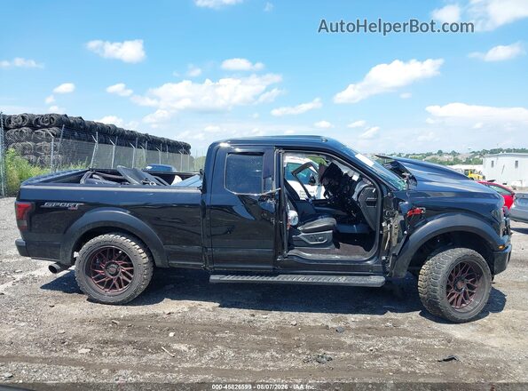 1FTEX1EP0GFB08722 2016 FORD F150 Black Widok zestawu wskaźników