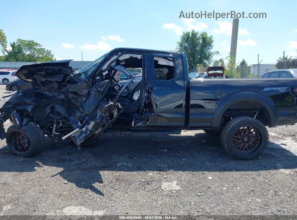 1FTEX1EP0GFB08722 2016 FORD F150 Black Widok wnętrza z tyłu