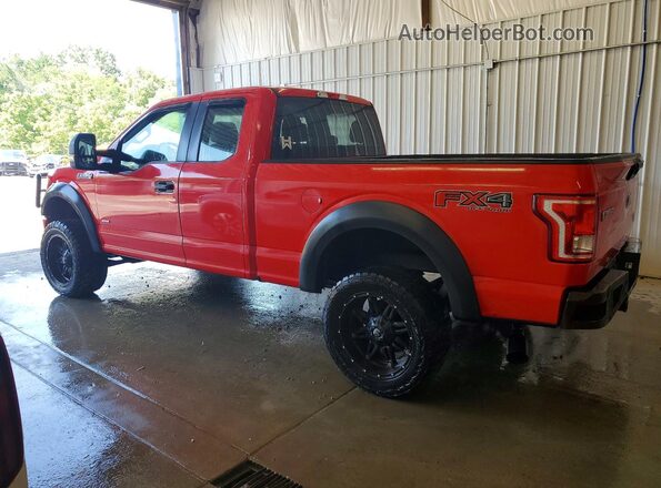 1FTEX1EP0GKF77669 2016 FORD F150 Red Tył lewy