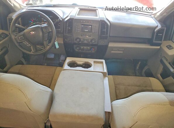 1FTEX1EP0GKF77669 2016 FORD F150 Red Widok deski rozdzielczej