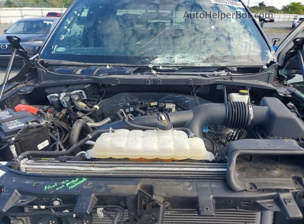 1FTEX1EP0NKD75153 2022 FORD F150 Black Vista interior trasera