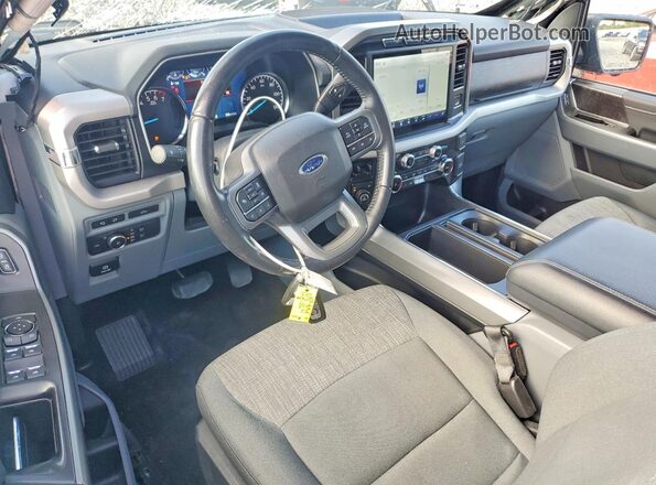 1FTEX1EP0NKD75153 2022 FORD F150 Black Vista del salpicadero