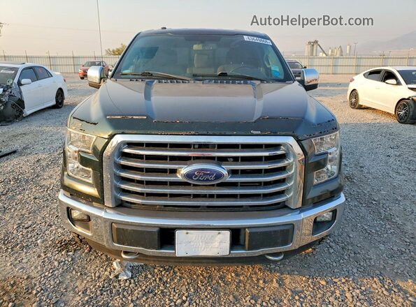 1FTEX1EP1GKE00578 2016 FORD F150 Green Front view