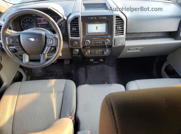 1FTEX1EP1GKE00578 2016 FORD F150 Green Dashboard view