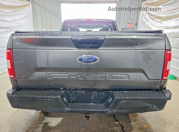 1FTEX1EP1JFB33653 2018 FORD F150 Gray Vista trasera