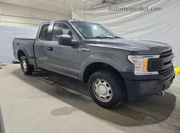 1FTEX1EP1JFB33653 2018 FORD F150 Gray 