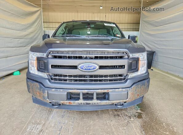 1FTEX1EP1JFB33653 2018 FORD F150 Gray Vista frontal