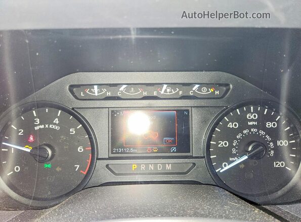 1FTEX1EP1JFB33653 2018 FORD F150 Gray Vista del cuadro de instrumentos