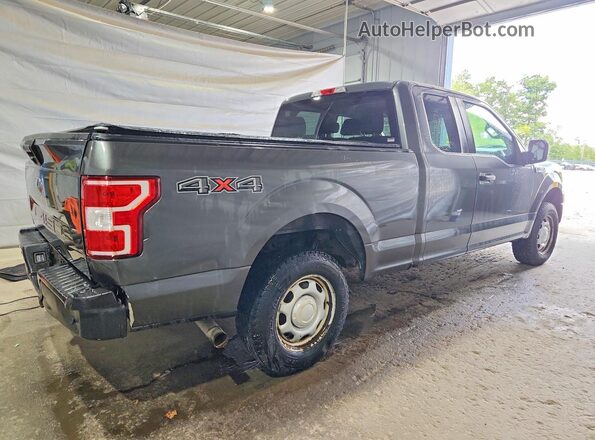 1FTEX1EP1JFB33653 2018 FORD F150 Gray Trasero derecho