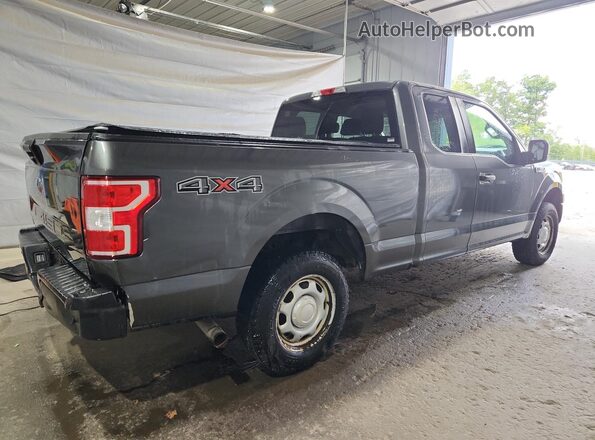 1FTEX1EP1JFB33653 2018 FORD F150 Gray 