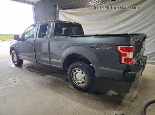 1FTEX1EP1JFB33653 2018 FORD F150 Gray 