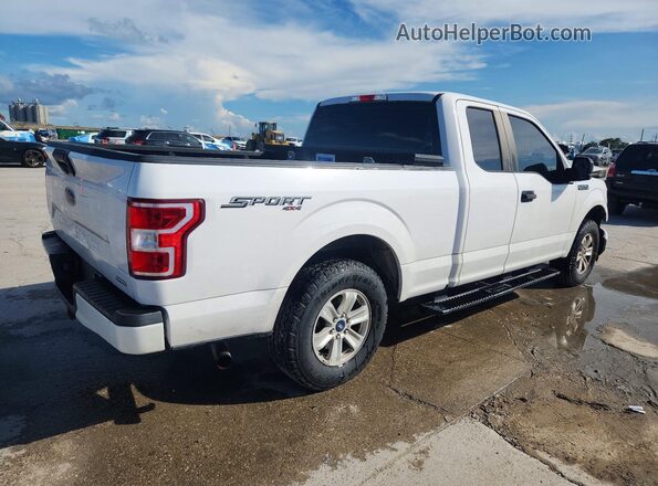 1FTEX1EP1JKF67871 2018 FORD F150 White Trasero derecho