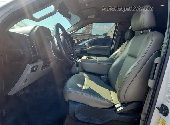 1FTEX1EP1JKF67871 2018 FORD F150 White Vista interior delantera